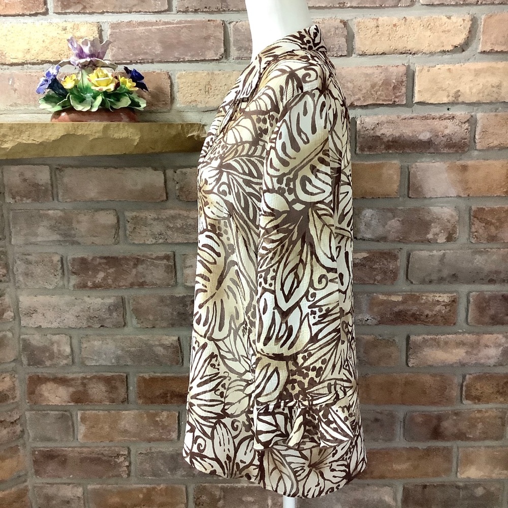 ALFRED DUNNER Sheer Floral Print Top 45 - Picture 2 of 11